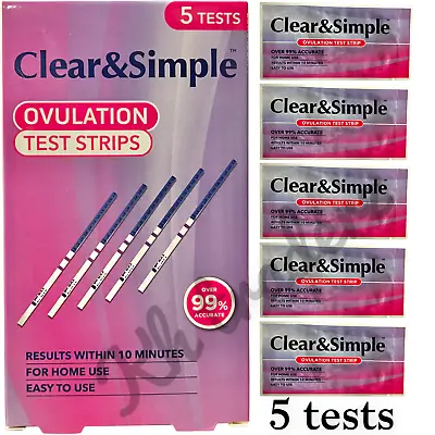 £2.99 • Buy Ovulation And Pregnancy Test Strips Ultra Early Home Urine Tests One Step Kit