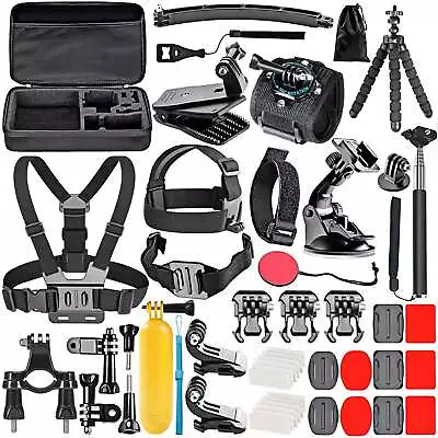 Action Camera Accessories GoPro Accessories Set For Go Pro Hero 10 9 8 Max7 6 5 • $69.96