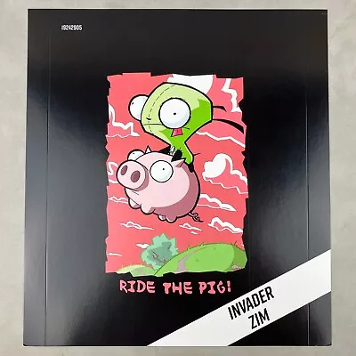 Invader Zim Ride The Pig! GIR Hot Topic T-Shirt Store Display Poster Print • $29.99