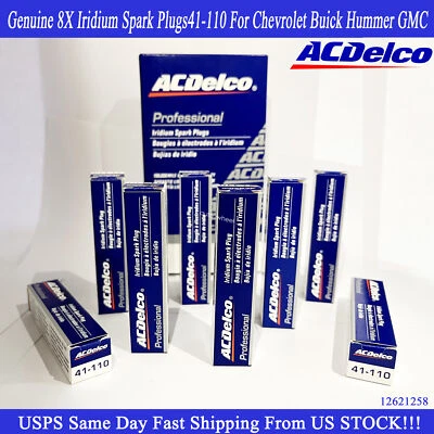 $21.99 • Buy 8Pcs Iridium Spark Plugs LS1 LS2 LS3 LS6 L99 12621258 5.3 6.0 6.2L 41-110