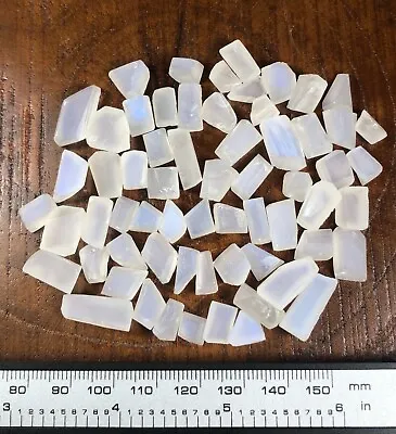 230 Carat Moonstone Faceting Rough Crystals Lot From Tanzania • $320