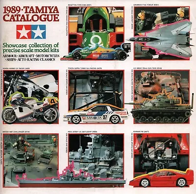 Electronic Publication (PDF) Tamiya Catalogue From 1989 • £2.50