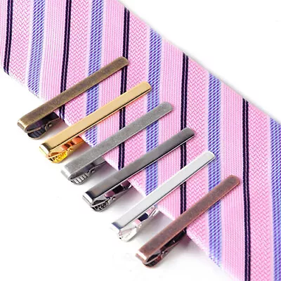 Fashion Men Metal Simple Necktie Tie Bar Clip Clasp Pin Business Accessory Gift  • $8.53