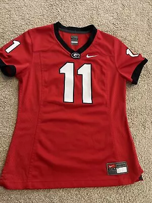 Vintage Georgia Bulldogs #11 Nike Small NCAA Football Jersey • $29