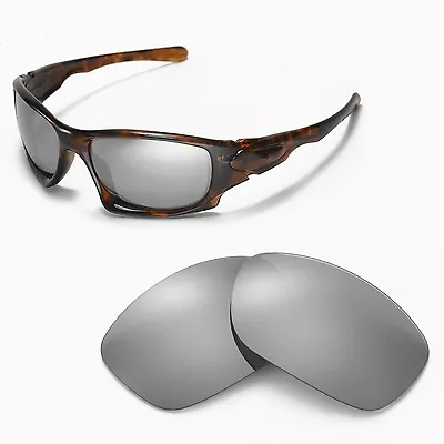 New Walleva Polarized Titanium Replacement Lenses For Oakley Ten Sunglasses • £25.02