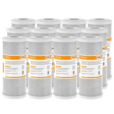 5 Micron 10  X 4.5  Carbon Block Water Filter For Big Blue Whole House GE FXHTC  • $125.66
