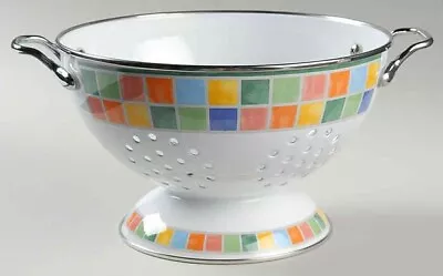 Villeroy & Boch Twist Alea Limone Enamel Colander Kitchen Strainer • $25