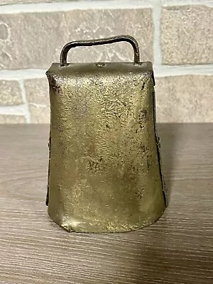 Vintage Cow Bell Metal Cowbell ~ Useful 4 Sports With Loud Noise Heard • $24.98