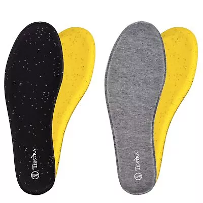 2 Pair -Shoe Inserts For Mens Memory Foam InsolesInsoles For Work Boots Runn... • $25.37