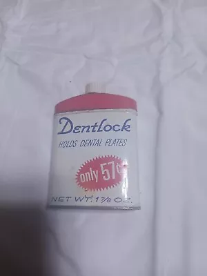 Vintage Dentlock Denture Adhesive 1940's • $4