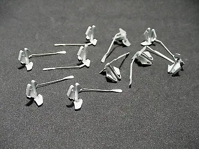 10 Push-In Body Side Molding Trim Fasteners Clips NOS Fits 3/8 -3/4  Molding • $10.25