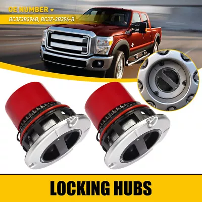 2PCS Manual Locking Hub For 05-16 Ford F250 F350 F450 F550 Truck 4WD USA • $69.99