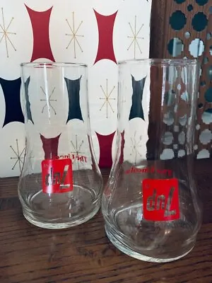 Pair Of Vintage 7up The Uncola Upside Down Soda Glasses  • $8