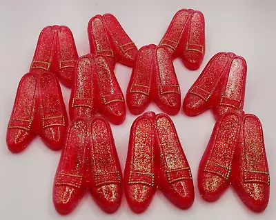 VTG Kurt Adler Christmas Light Covers Wizard Of Oz Ruby Slippers Lot Of Ten • $13.95