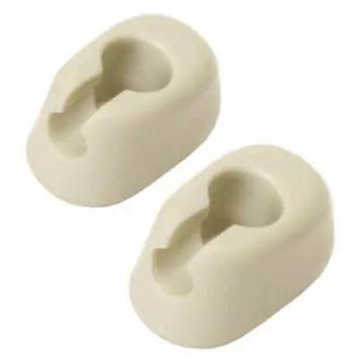 Empi 4429 Ivory Sun Visor Clips For Vw Bug 1965-1967/ Vw Bus 1968-1979 Pair • $10.95