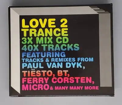 Love 2 Trance [Box] By Various Artists (CD Sep-2003 3 Discs) • $10