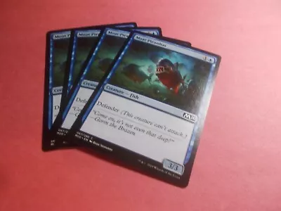 Moat Piranhas X4 MTG Core Set 2020 Blue Common Creature NM • $1.39