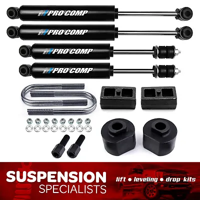 $610.75 • Buy 2.5  Front 2  Rear Lift Kit W/ Pro Comp Shocks For 1999-2010 Ford F250 F350 2WD