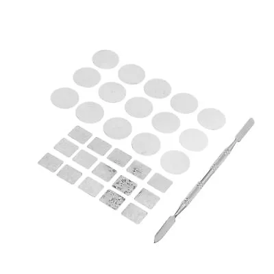 Metal Stickers Square Empty Palette Stickers Round Makeup Colorful Palette S ANA • $7.39