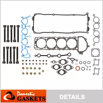 Fits 95-98 Nissan 240SX 2.4L DOHC Head Gasket Set Bolts KA24DE • $580.28