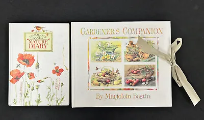 Lot 2 MARJOLEIN BASTIN Journal Books NATURE DIARY + Gardener's Companion • $35