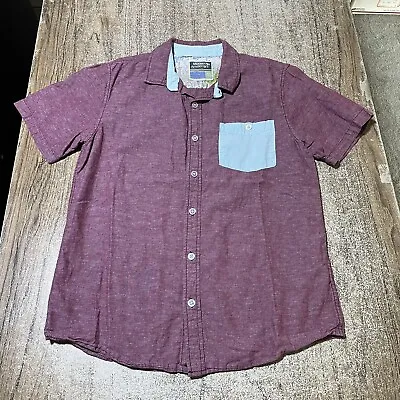 Modern Amusement Men’s SS Button Up Casual Shirt Size M #24566 • $9.99