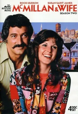 McMillan & Wife: Season Two ~ DVD 1972 FS ~ Rock Hudson & Susan Saint James (BN) • $12.95