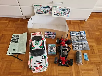 RC Tamiya 1/10 Castrol Toyota TOM'S SUPRA GT 58170 16800 RC-4WD Racing Car TA02W • $927.03