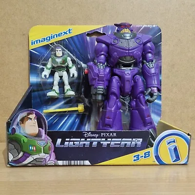 Imaginext And Disney Buzz LightYear - Battle Blast Zurg Space Robot Figure New • £10.99