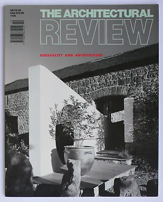 £4 • Buy Architectural Review Magazine 1136 October 1991 Sensuality And Architecture