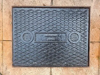 £110 • Buy Cast Iron Manhole Cover And Frame 660mm X 510mm