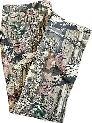 Mossy Oak Womens Pants Camo Cotton Stretch Mossy Oak Brush Pattern Size 18 • $12.99