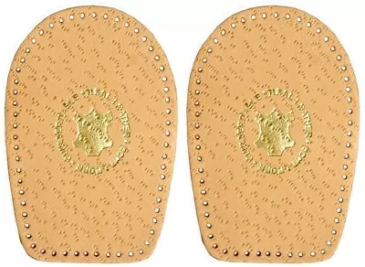 Genuine Leather Heel Support Pad Cup With Foam Cushion Orthotic Shoe Insoles... • $8.49