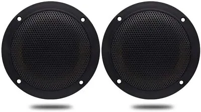 Waterproof Marine Speakers - 4-Inch 2-Way For Bathroom/Kitchen/SPA • £45.95