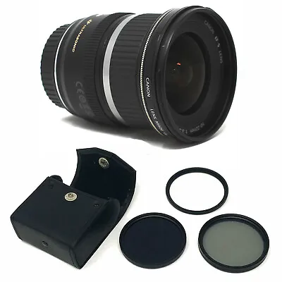 Canon EF-S 10-22mm F3.5-4.5 USM + Filter Kit 77mm - UK NEXT DAY DELIVERY • £444