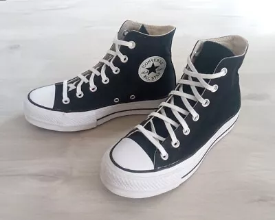 Converse Chuck Taylor All Star High Tops  Black - Woman's US 7 UK 5 • $65