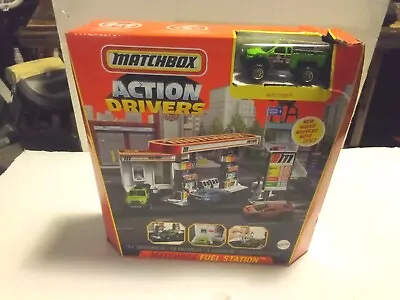 Matchbox Action Drivers Matchbox Fuel Station With Questor Truck NEW • $17.99