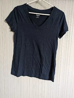 Mossimo Supply Co Cotton Blend Navy Blue Woman's  T-shirt Medium  • $6.24