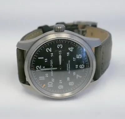 Mens Hamilton Khaki Automatic Field Titanium Watch H702050  ~ Free Shipping • $549.99