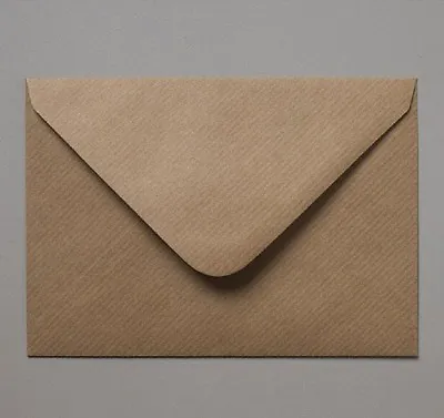 C5 / A5 162x229mm Brown Ribbed Kraft Envelopes 100gsm Free UK P&P Wedding Invite • £39.95
