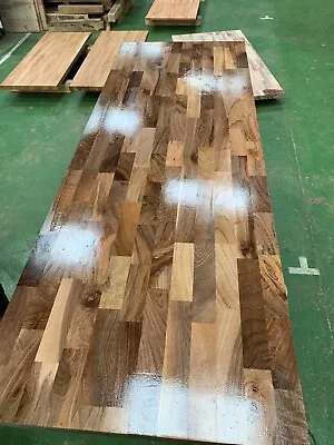 Solid WALNUT Worktop Length: 1.5M 2M 3M 4M Thick 27mm 40mm; FREE Cut To Size • £450