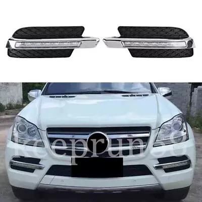 2X LED Daytime Running Light Fog Lamp Cover For Benz GL350 GL450 GL500 2010-1012 • $119.99