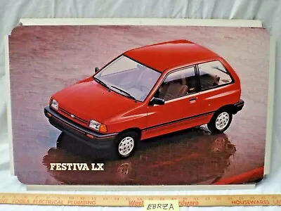 Dealer Showroom Sign/Promotional Poster 1988 Ford Festiva LX 88 Dealership Promo • $99.99