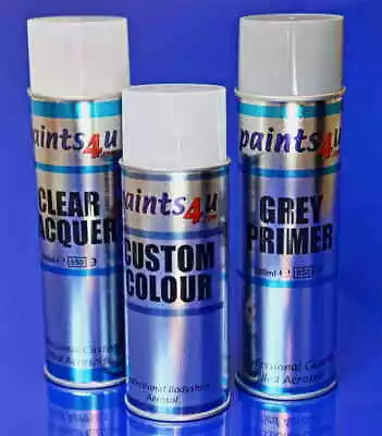 Car Paint VOLKSWAGEN VW R902 Car Spray Paint Repair GRAUWEISS 9002 GREY WHITE • £29.48