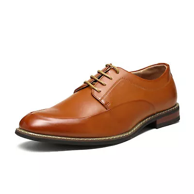 Men's Dress Shoes Formal Classic Lace Up Leather Lined Oxford Shoes • $30.99