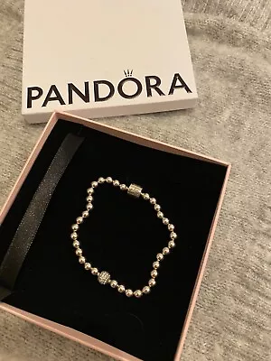 Pandora Silver Beaded Bracelet  • £30