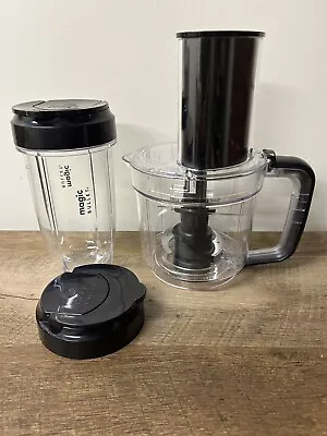 New Magic Bullet Kitchen Express Pitcher Bowl Cup And 2 Lids • $15