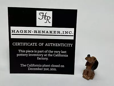 Hagen Renaker #719 463 NOS Hound Dog Last Of The HR Factory Stock 2021 BIN • $9.99