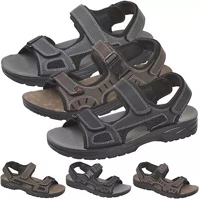 Mens Hiking Trekking Summer Holiday Beach Walking Sandals Mules Sports Shoe Size • £16.95