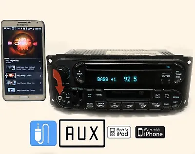 03 JEEP DODGE Durango Ram AMFM Radio CD Cassette Radio RDS RAZ RBU RBP Aux Input • $274